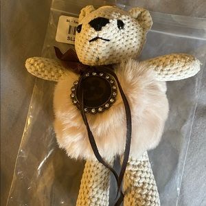 Bag charm with LV charm